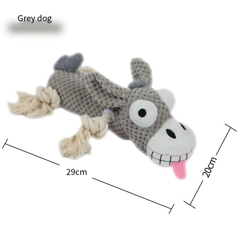 Dog Toys Pet Plush Sound Toys Wholesale Pet Supplies Bite-resistant Educational Toys  Large Dogs Puppy Pets Training Accessories